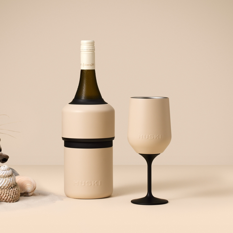 Huski Wine Tumbler 2.0 – Sand Beige