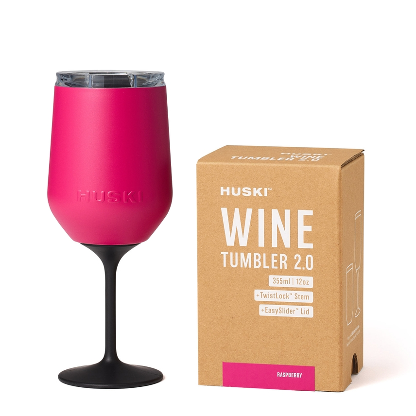 Huski Wine Tumbler 2.0 – Raspberry
