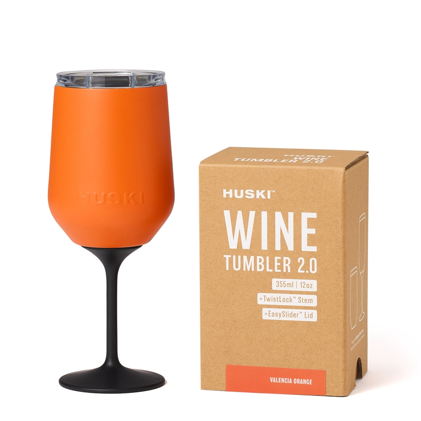 Huski Wine Tumbler 2.0 – Valencia Orange