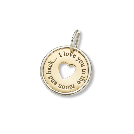 I Love You to the Moon & Back Charm