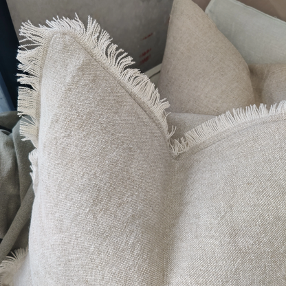 Riviera Linen Cushion - Oatmeal