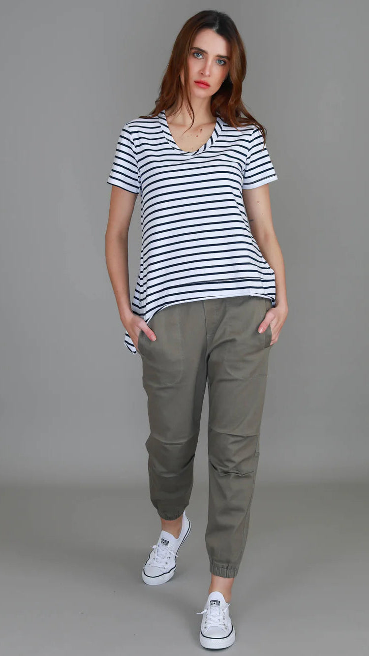 Brighton Tee - Nautic Stripe