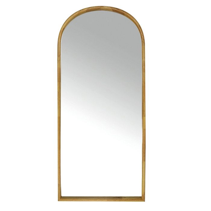 Inga Oak Arc Mirror - Natural
