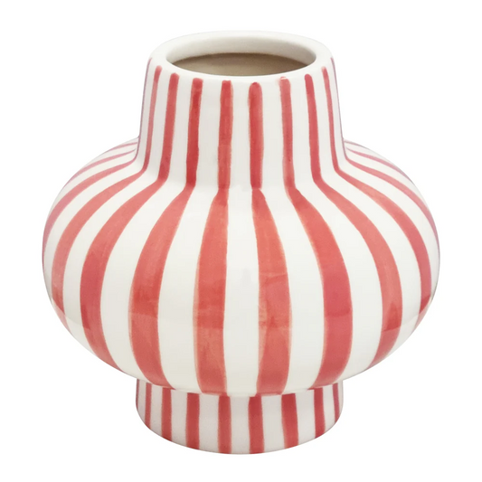 Jaimie Stripe Vase - Bubblegum