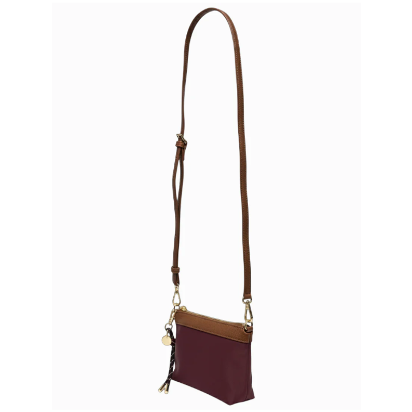 Journey Cross Body Bag - Burgundy