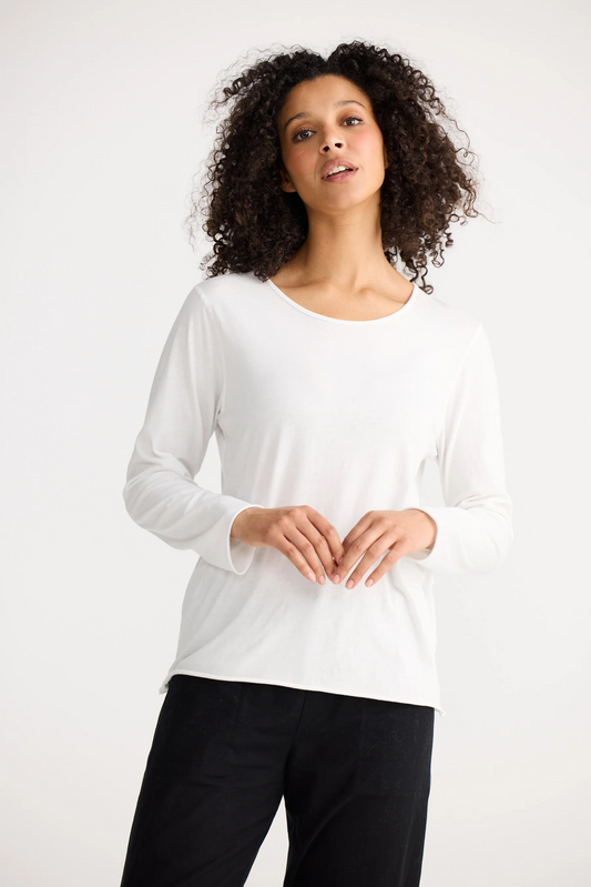 Kasai Long Sleeve Top - Ivory