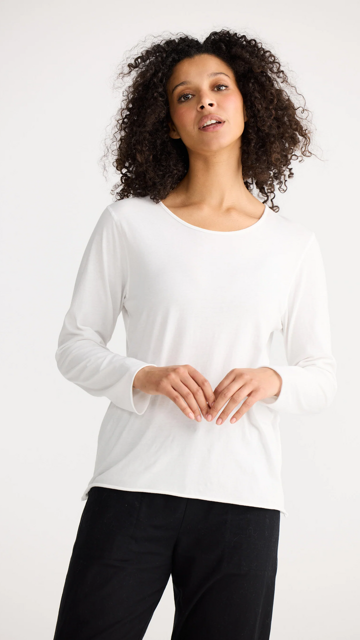 Kasai Long Sleeve Top - Ivory