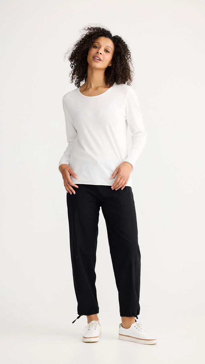 Kasai Long Sleeve Top - Ivory