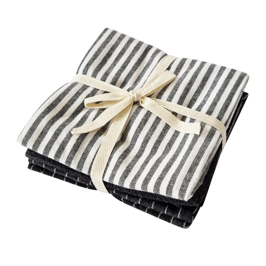 Katerina Tea Towel Set - Charcoal