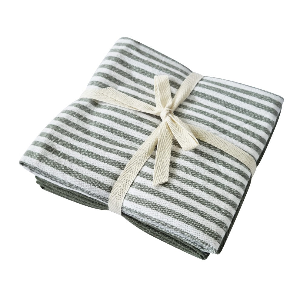 Katerina Tea Towel Set - Light Green