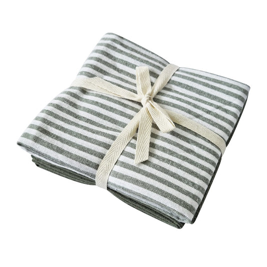 Katerina Tea Towel Set - Light Green