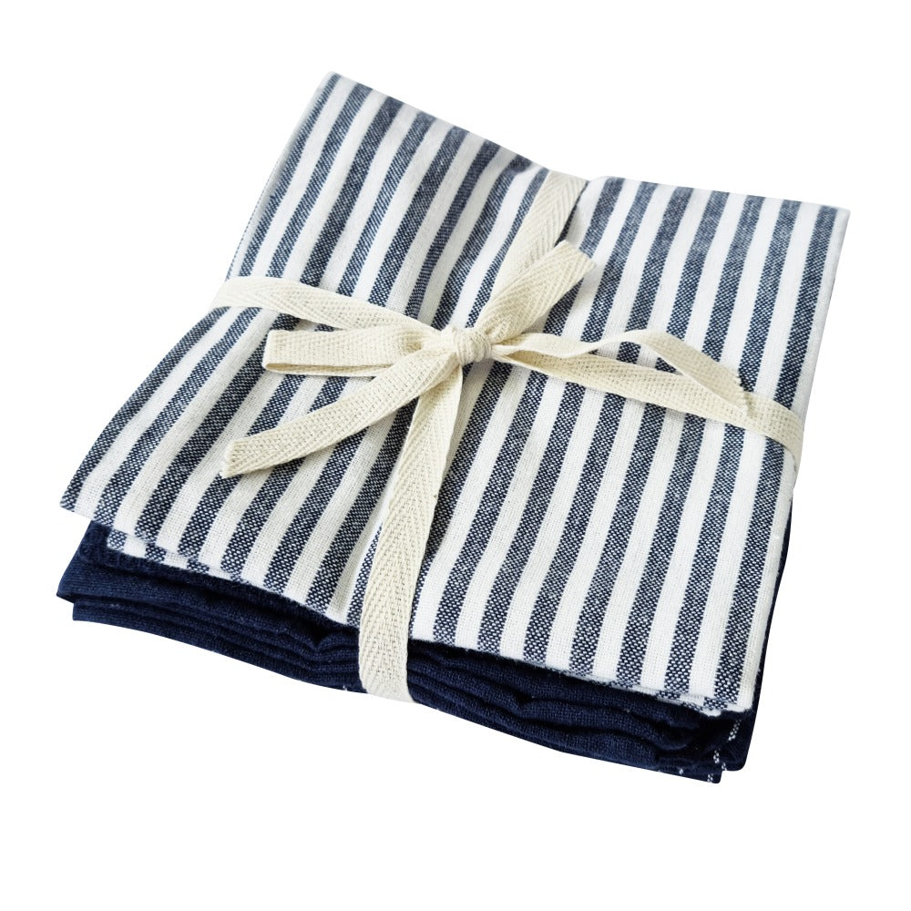 Katerina Tea Towel Set - Navy