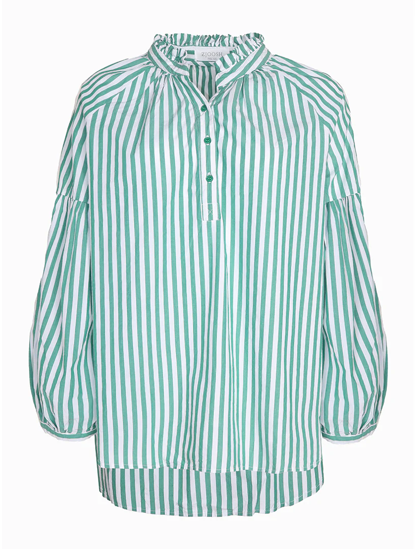 Kell Stripe Shirt - Green