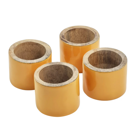 Kevin Napkin Ring Pack - Yellow