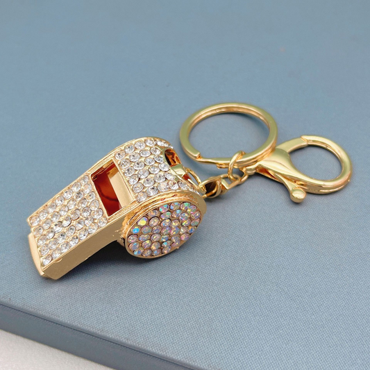 Keyring Whistle - Gold