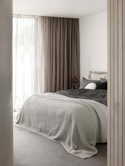 Maddox European Pillowcase - Silver