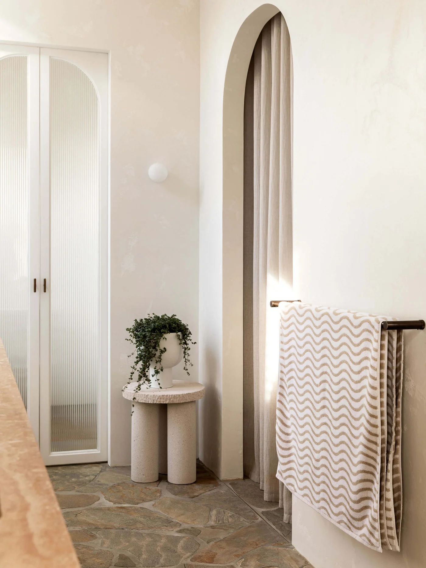 Wave Natural Bath Towel