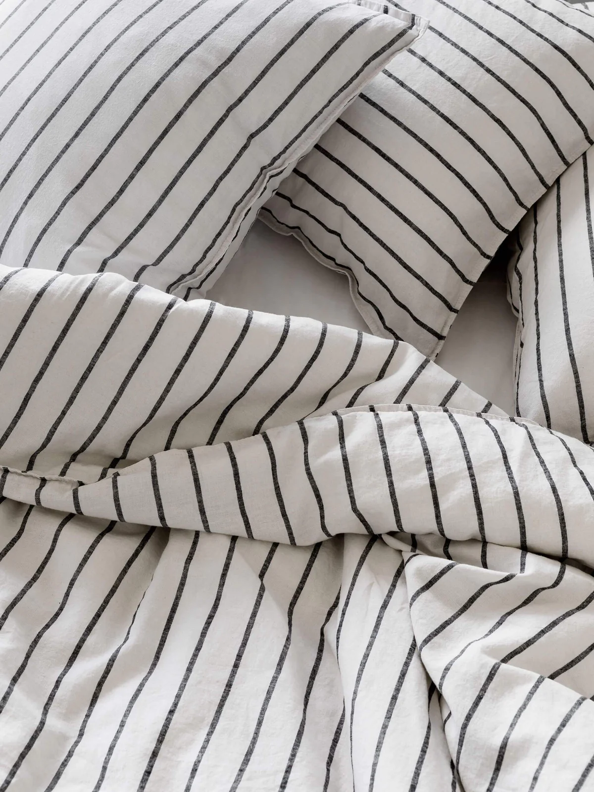 Loft Linen & Cotton Duvet Cover Set (King) - Graphite