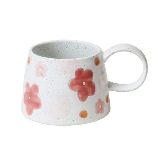 Large Handled Mug - Barbara Flower Garden