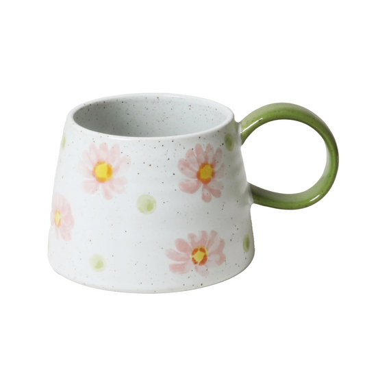 Large Handled Mug - Quinn Flower Garden