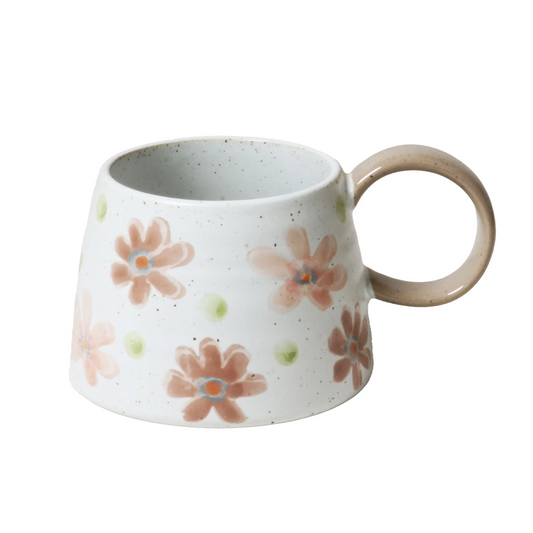 Large Handled Mug - Stevie Flower Garden