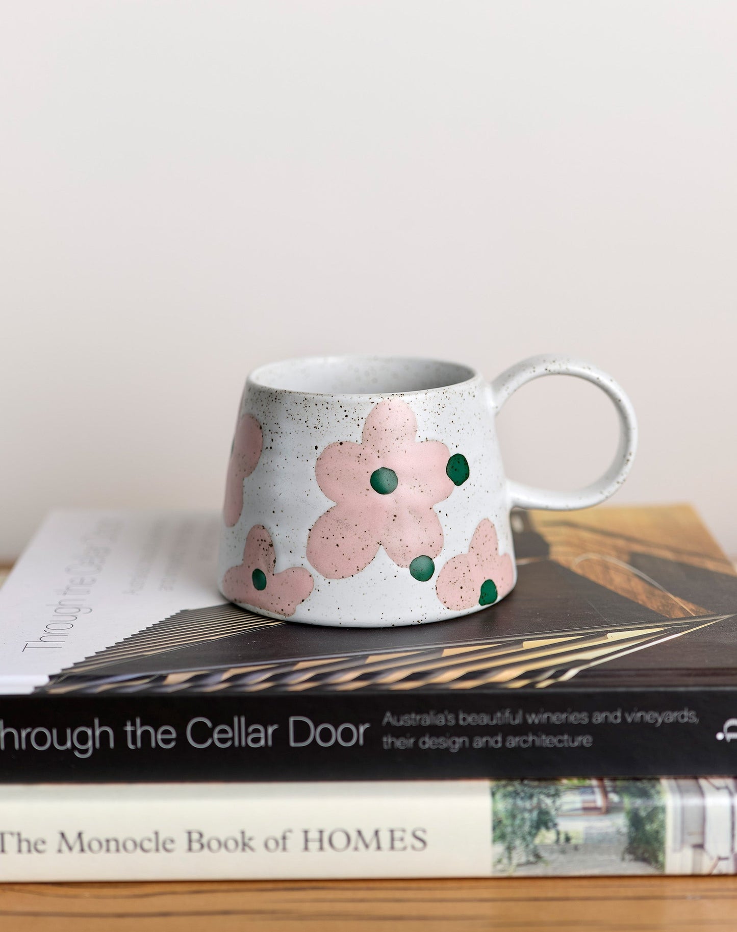 Large Handled Mug - Gracie Flower Garden