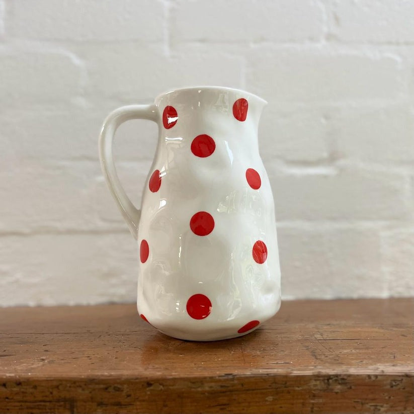 Large Spot Jug - Red