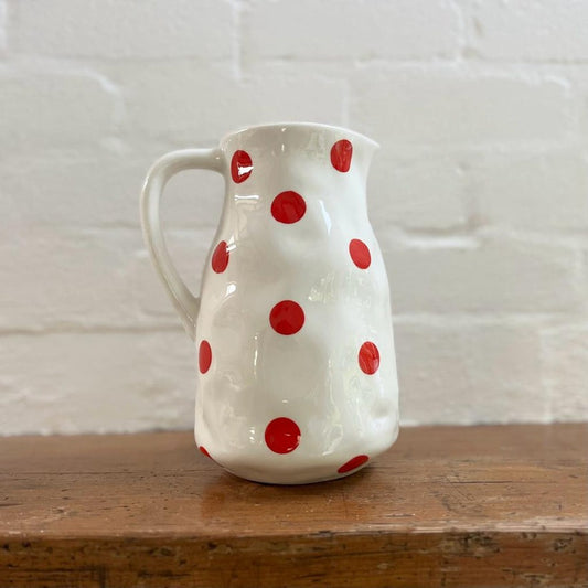Large Spot Jug - Red
