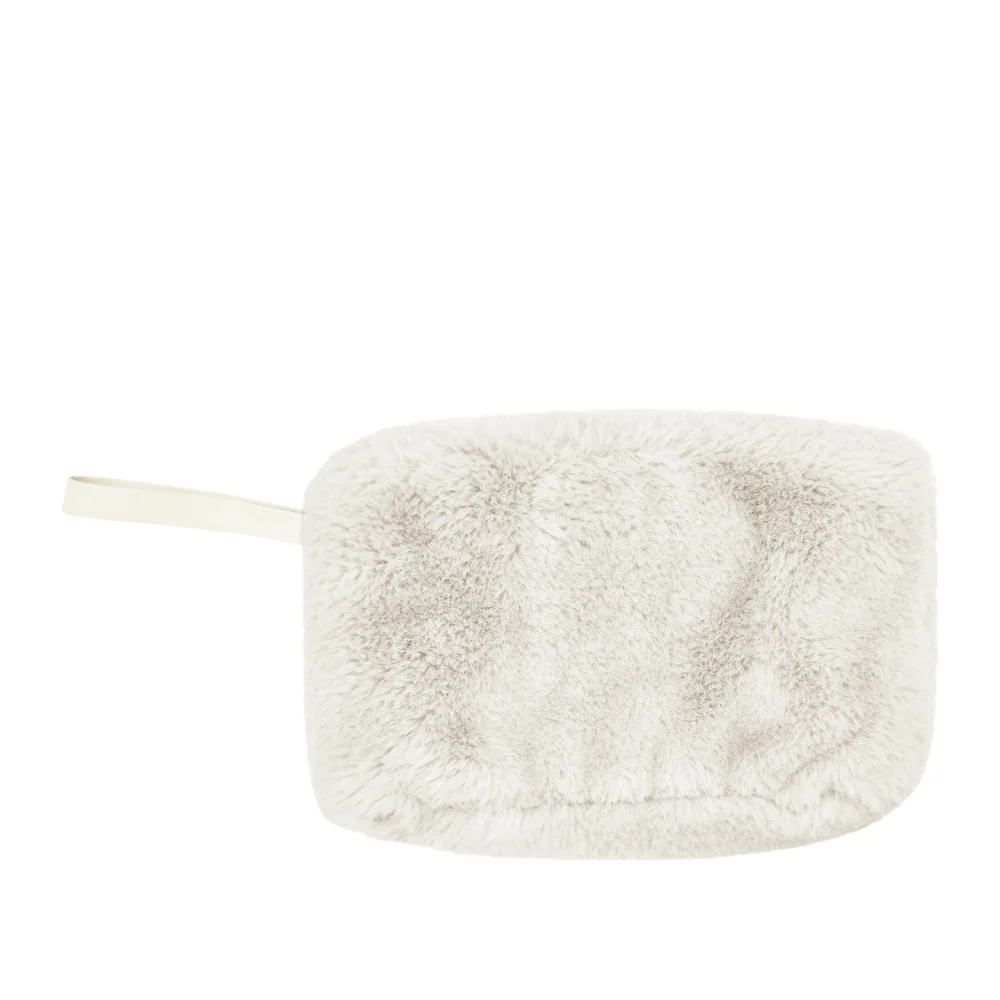 Layla Faux Fur Cosmetic Bag