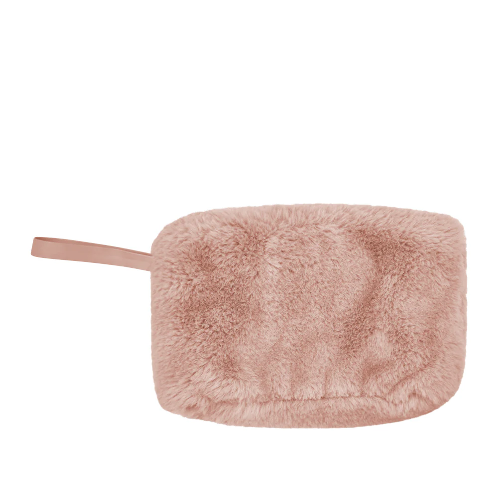 Layla Faux Fur Cosmetic Bag