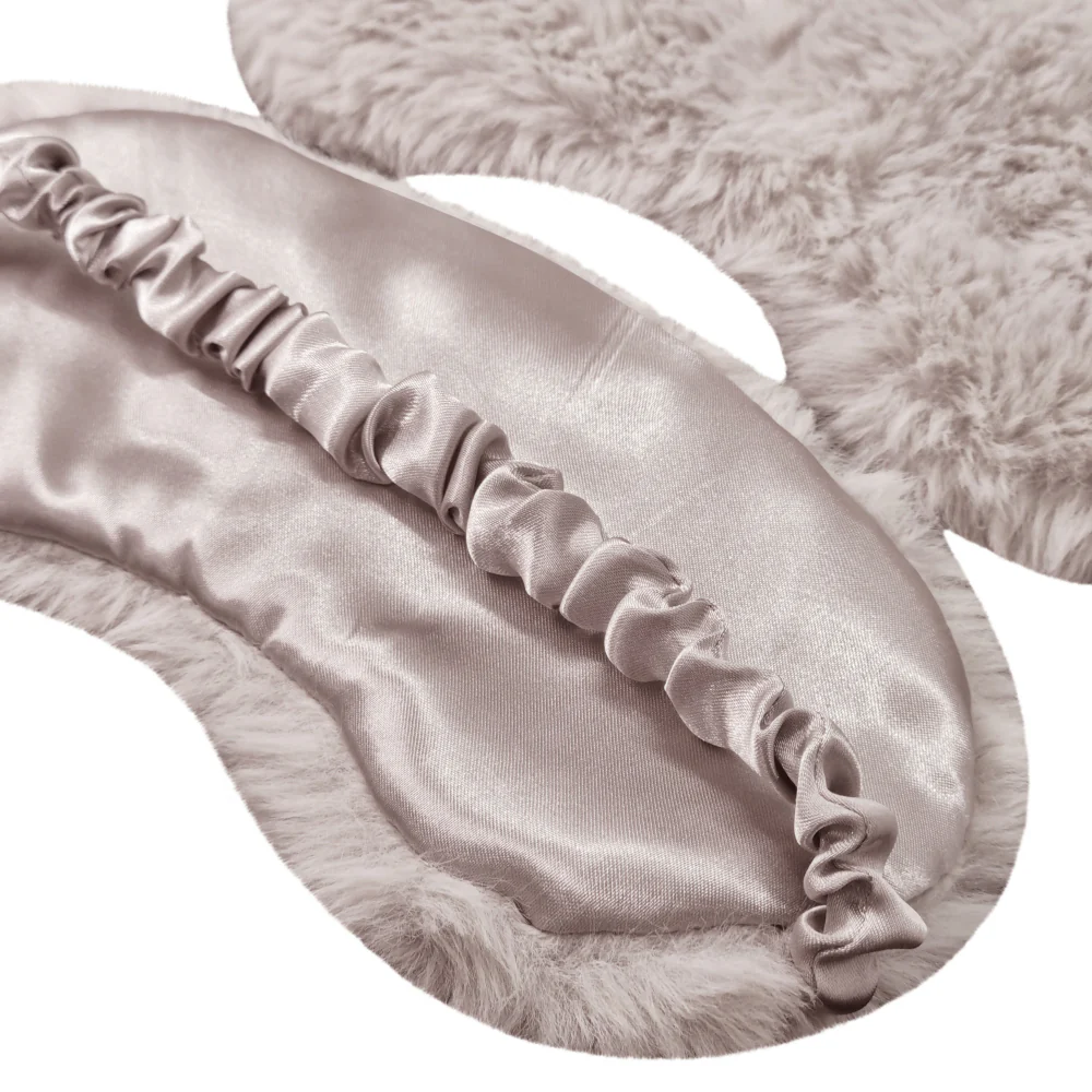 Layla Faux Fur Eye Mask