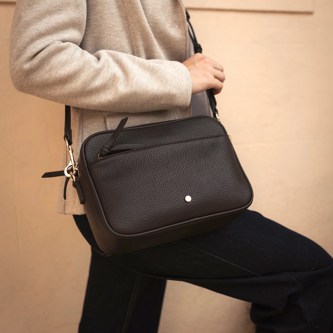 Leah Cross Body Bag - Chocolate