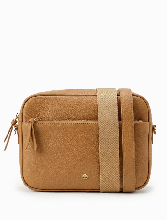 Leah Cross Body Bag - Tan