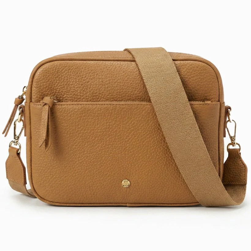 Leah Cross Body Bag - Tan