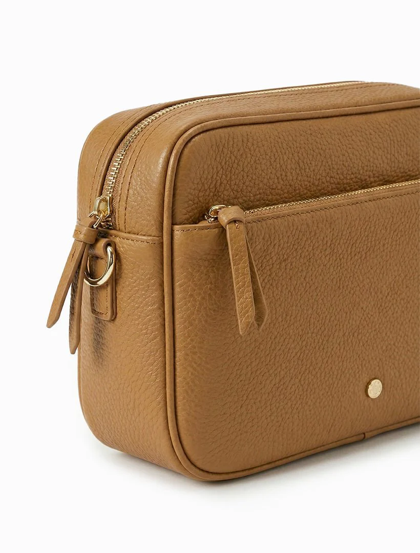 Leah Cross Body Bag - Tan