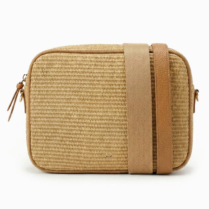 Leah Palma Stud Cross Body Bag - Tan