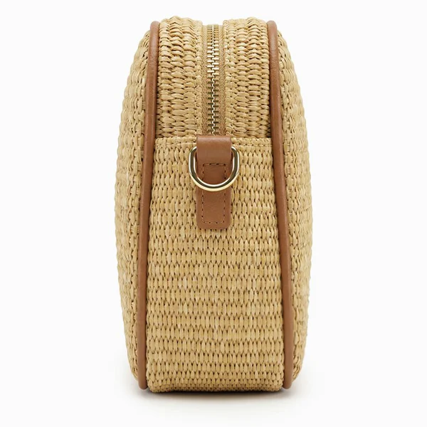 Leah Palma Stud Cross Body Bag - Tan