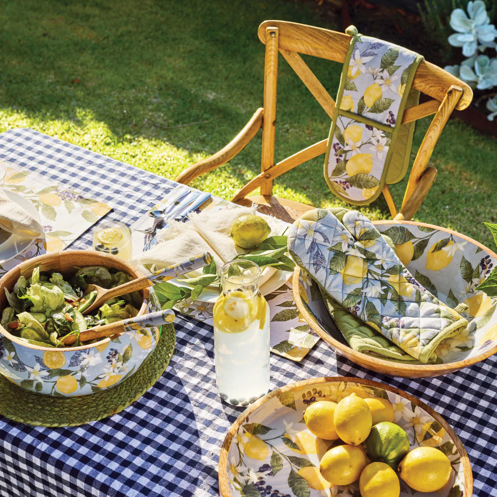 Ginny Rectangle Tablecloth - Navy