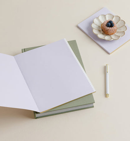 Grande Notebook - Lilac Gingham