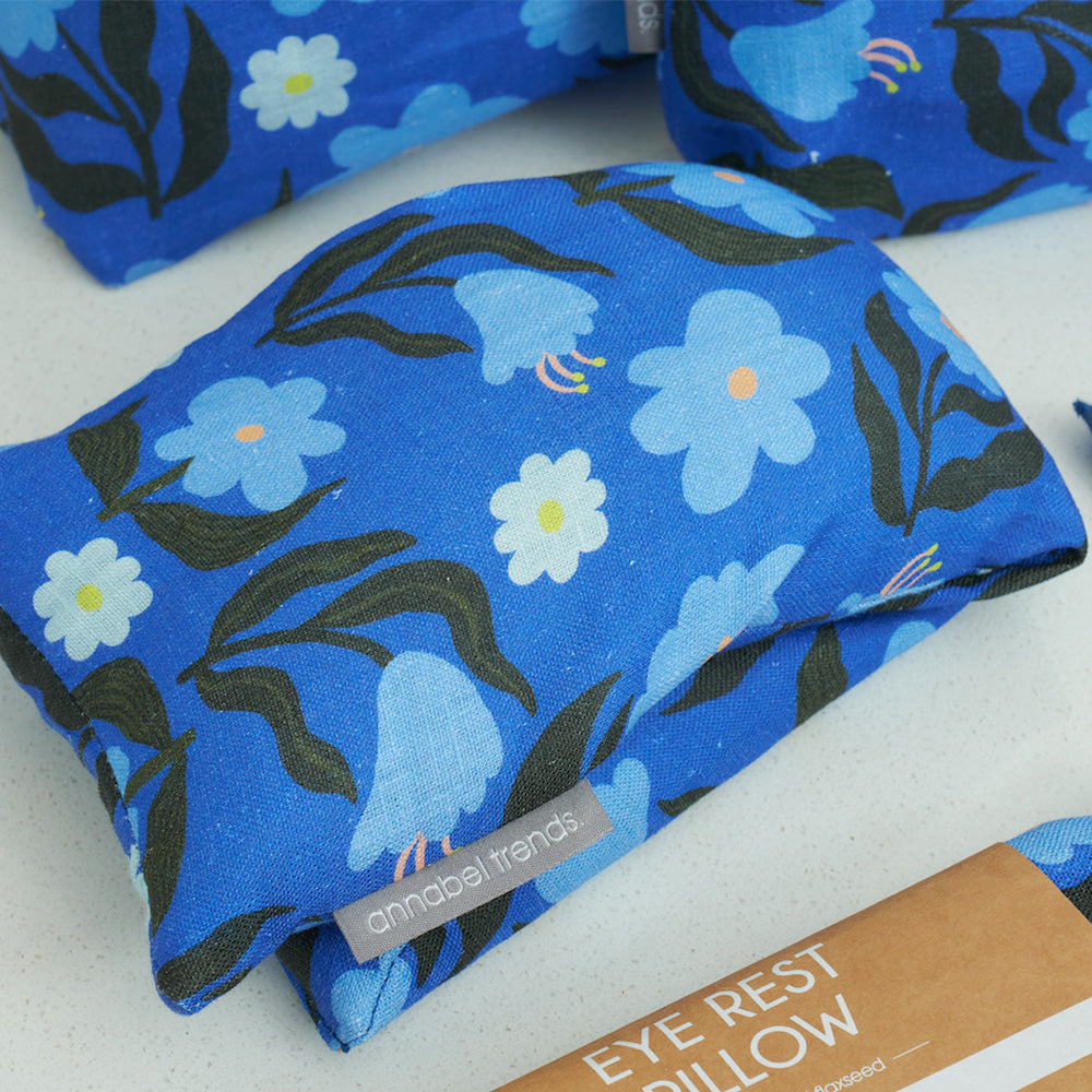 Linen Heat Pillow - Nocturnal Blooms