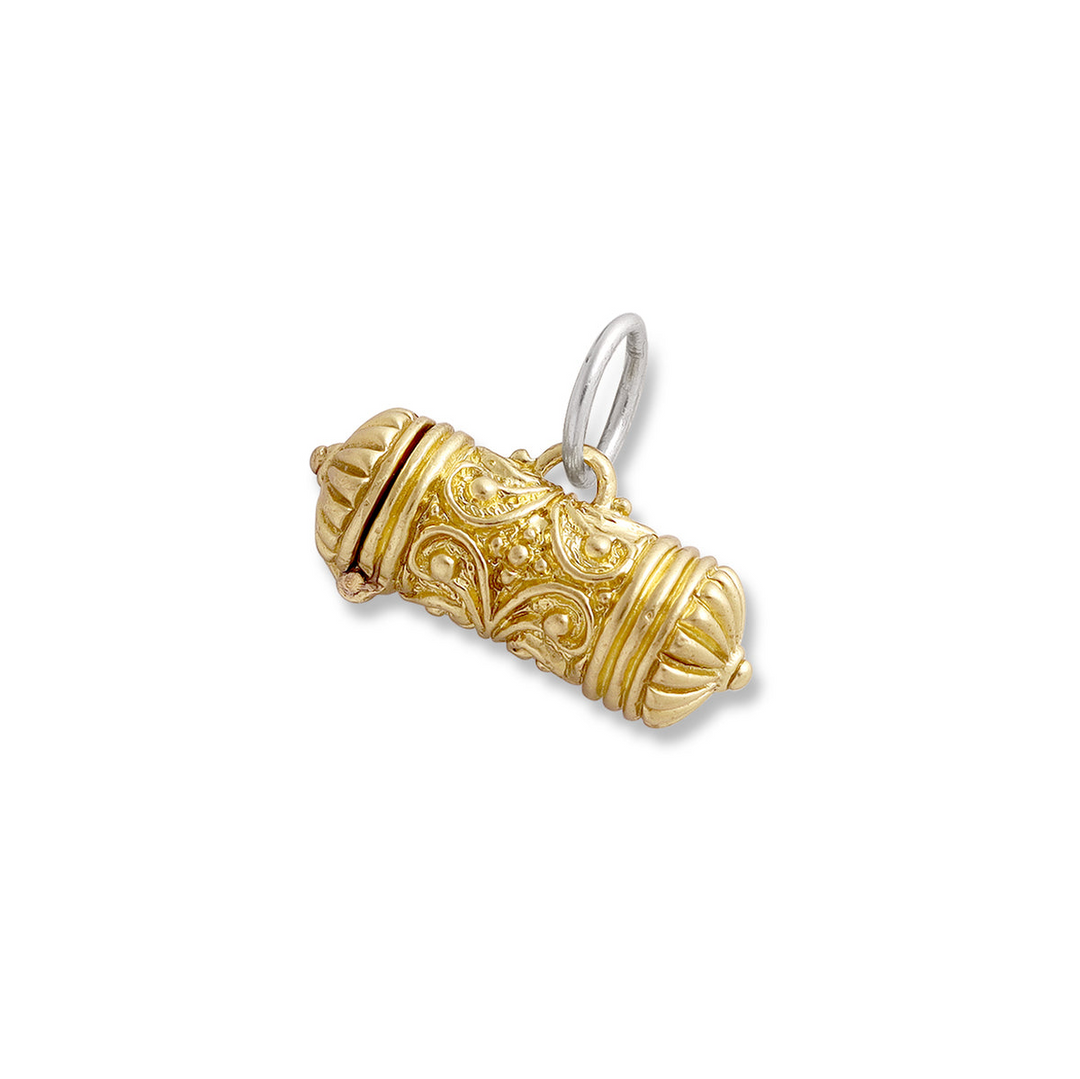 Love Keeper Locket (with paper scroll) Charm
