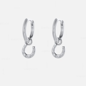 Lucky Hoop – Silver by Zafino