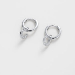 Lucky Hoop – Silver by Zafino
