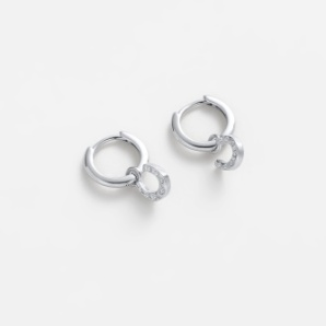 Lucky Hoop – Silver by Zafino