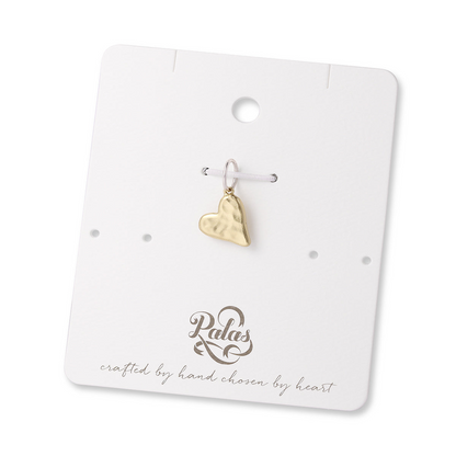 Made Of Love Heart Charm