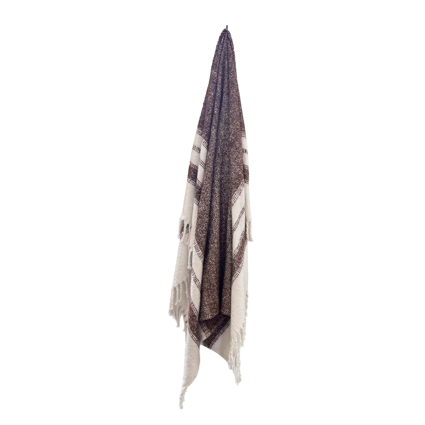Marai Woven Throw - Chocolate