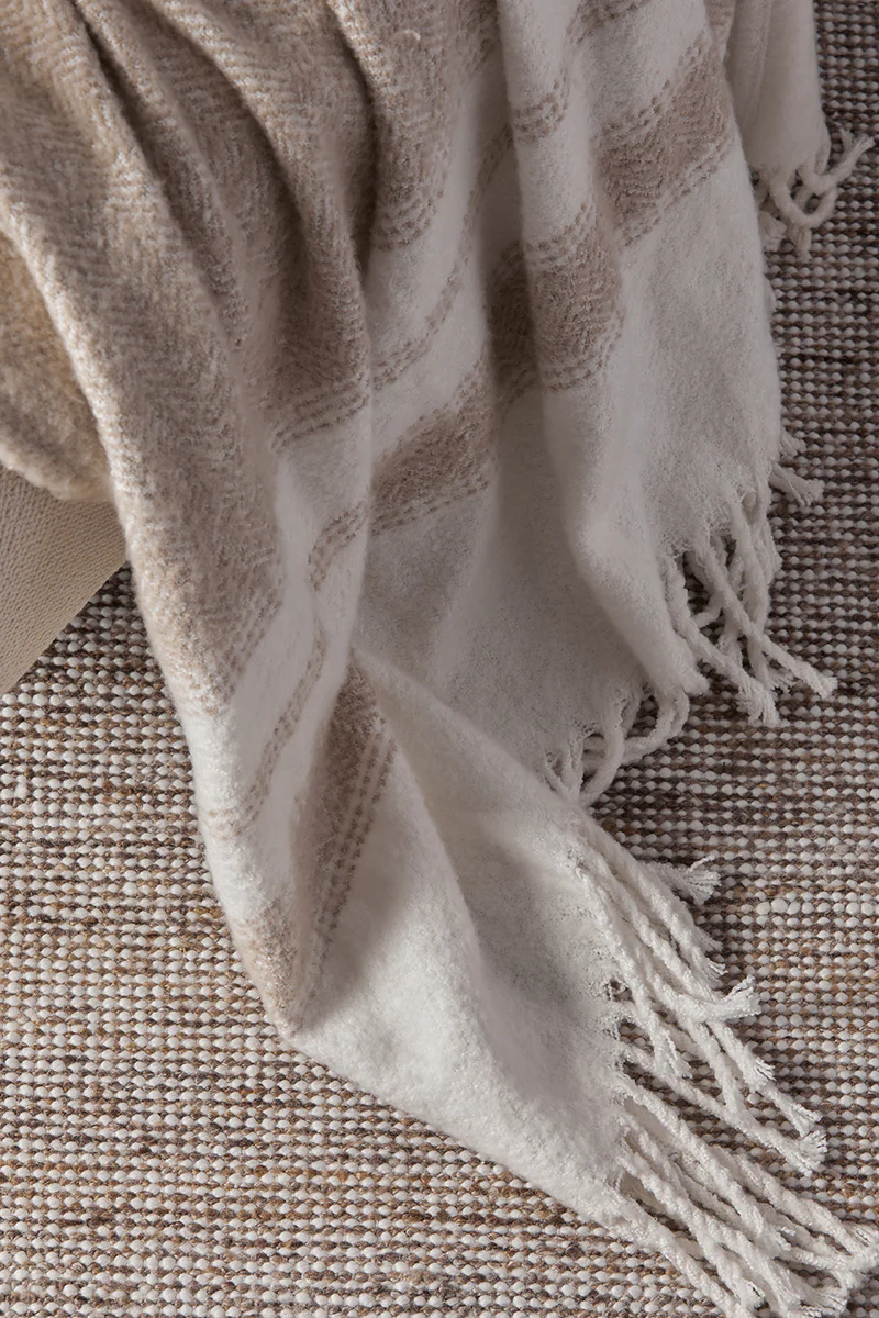 Marai Woven Throw - Sand