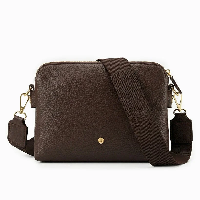 Margaret Cross Body Bag - Chocolate