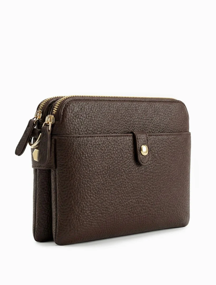 Margaret Cross Body Bag - Chocolate