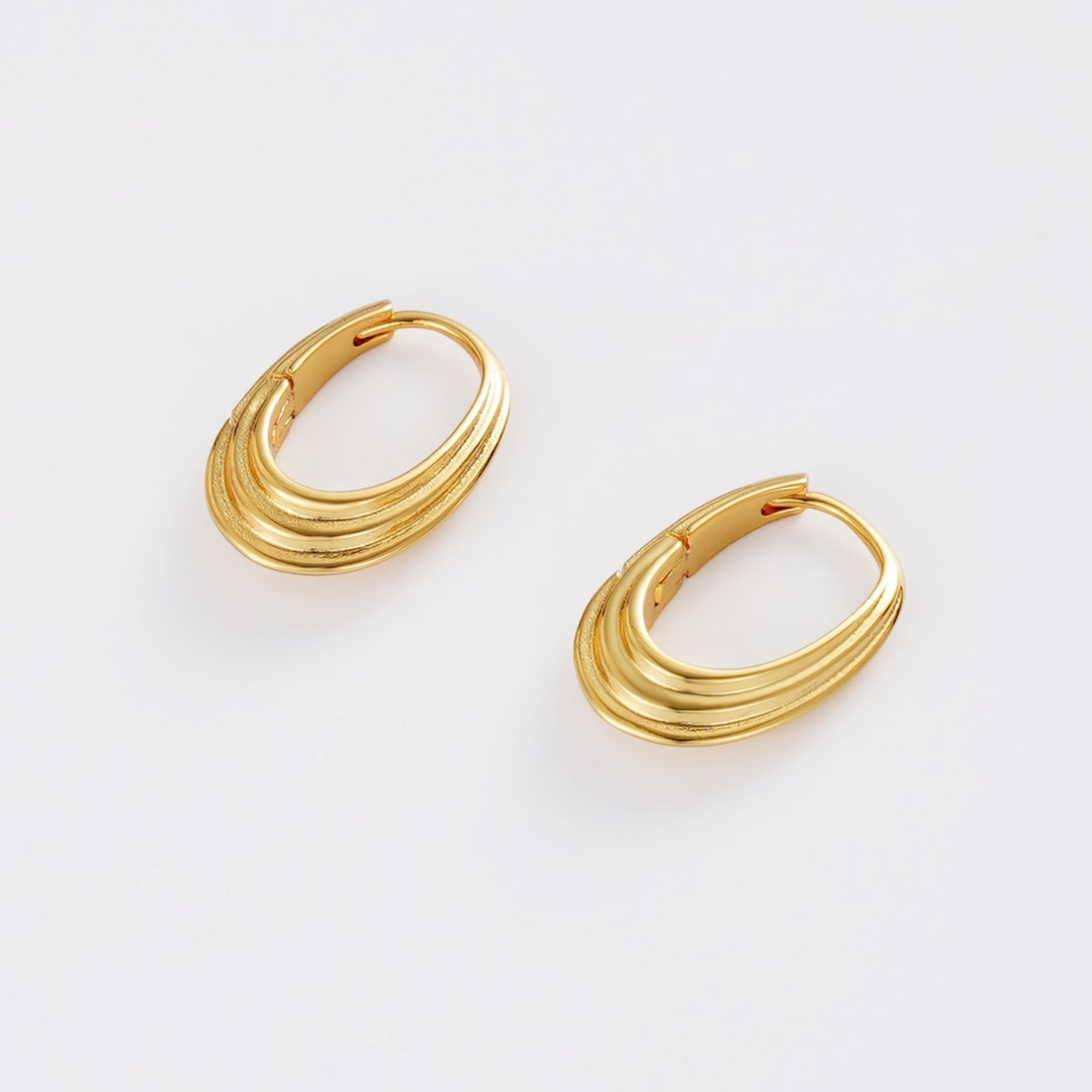 Marley Hoop - Medium Gold
